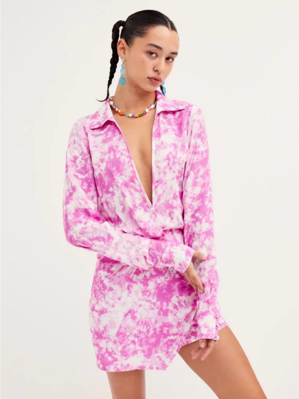 For Love & Lemons Devon Shirt Dress